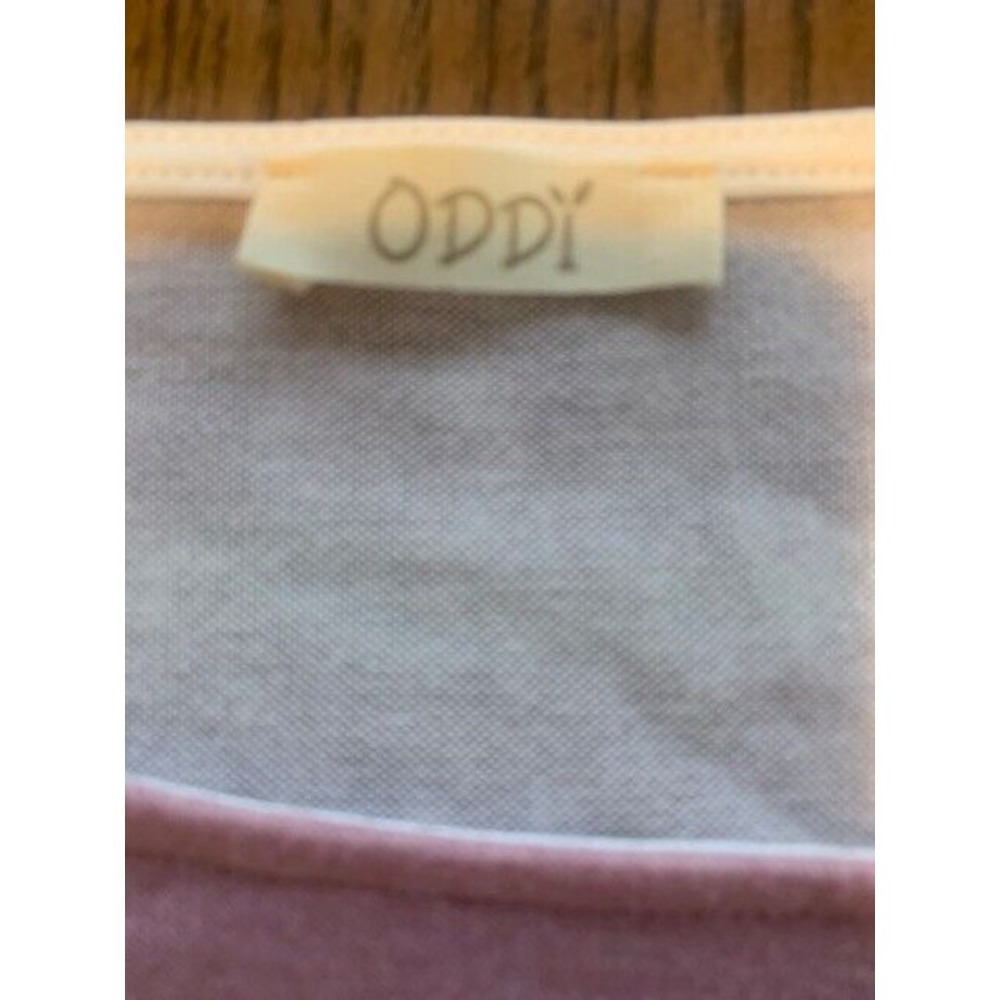 Oddi‎ women plus size 1XL tee shirt pink tie dye 100% cotton cinch  Y2K - Picture 7 of 11